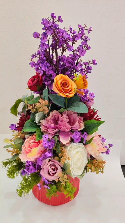 Artificial Mix flower arrangement.AED.180.