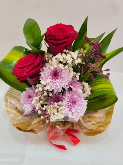 Fresh flower for table rose with Carnation