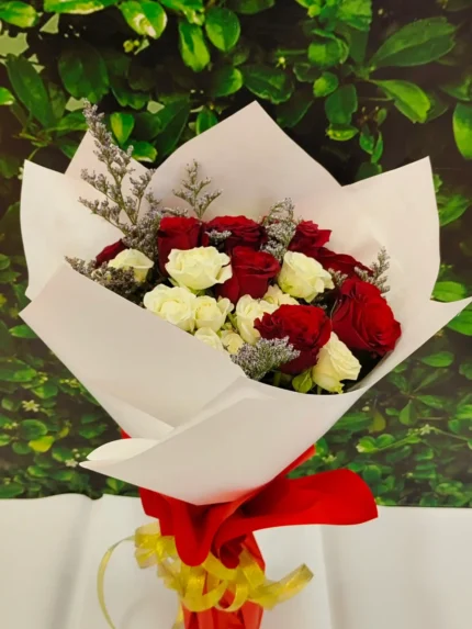 Hand bouquet fresh flower