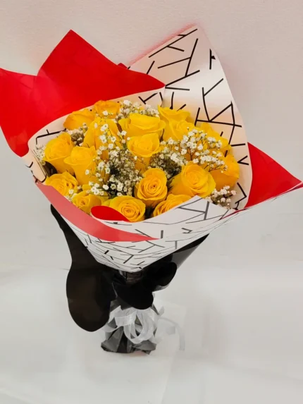 Yellow rose bouquet